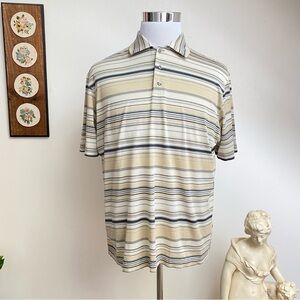 90s Striped Lightweight Polo Made In Italy